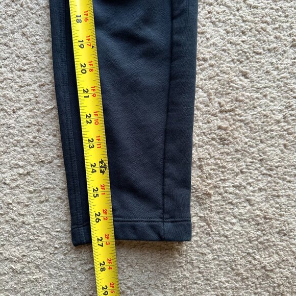 Fanatics Sweatpants Womens Medium (30x27) High Rise Tapered Leg Black Pockets - Picture 10 of 12